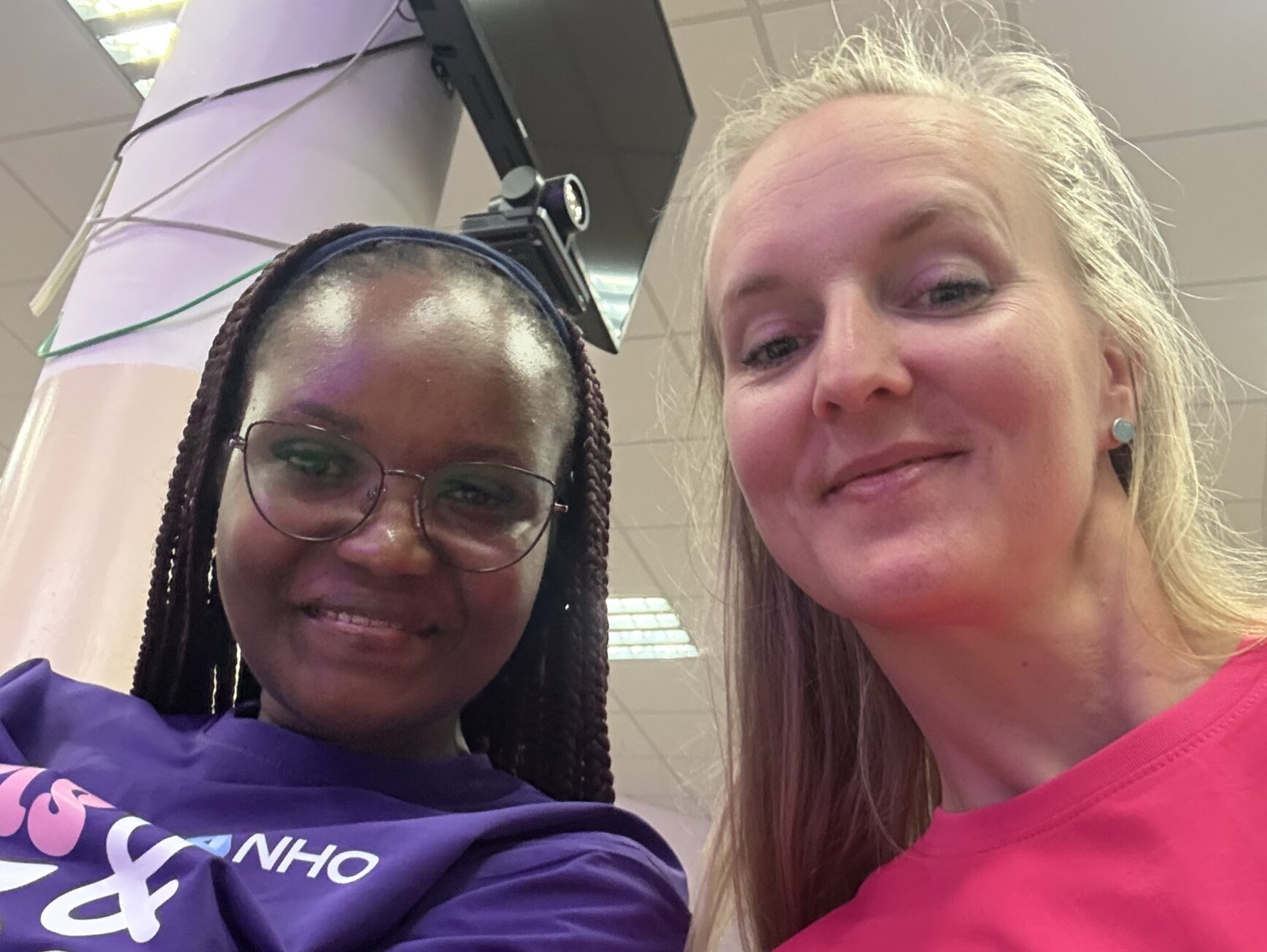 Maureen fra Girls and tech Kenya, Vibeke Saarem J&T